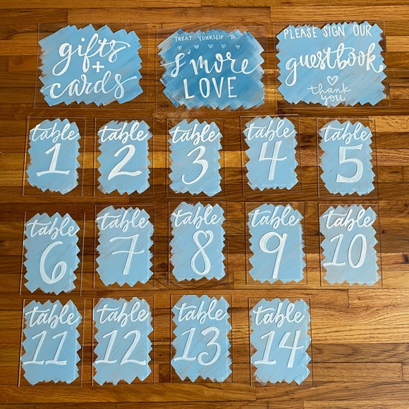 Other - Acrylic Wedding Signs